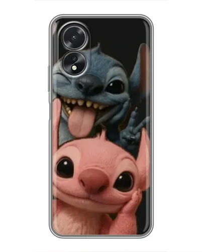Чохол для OPPO A18 з картинкою «Стіч та Ангел» Чохол для OPPO A18 з картинкою «Стіч та Ангел»