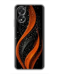 Чохол для OPPO A18 з картинкою «Вогняна зоряна хвиля»