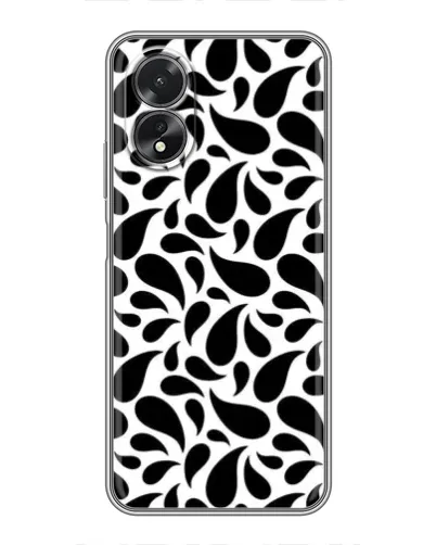 Чохол для OPPO A18 з картинкою «Контрастні чорні краплі» Чохол для OPPO A18 з картинкою «Контрастні чорні краплі»