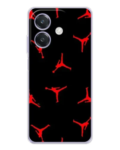 Чехол для OPPO A3 с картинкой «Jordan Red Pattern» Чехол для OPPO A3 с картинкой «Jordan Red Pattern»