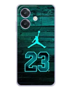 Чохол для OPPO A3 з картинкою «Jordan Cyan 23» Чохол для OPPO A3 з картинкою «Jordan Cyan 23»