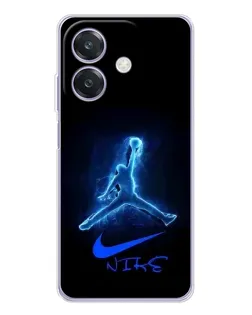 Чохол для OPPO A3 з картинкою «Jordan Neon Blue» Чохол для OPPO A3 з картинкою «Jordan Neon Blue»
