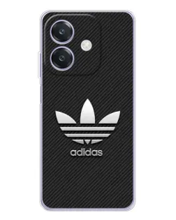 Чохол для OPPO A3 з картинкою «Adidas Карбонова текстура»