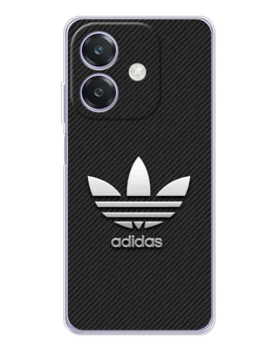 Чохол для OPPO A3 з картинкою «Adidas Карбонова текстура» Чохол для OPPO A3 з картинкою «Adidas Карбонова текстура»