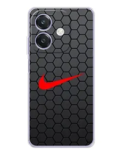 Чохол для OPPO A3 з картинкою «Nike — карбонова сітка»