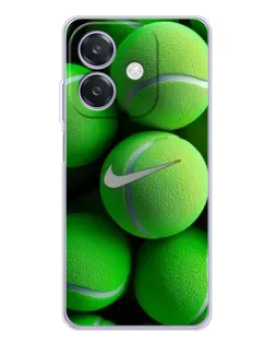 Чохол для OPPO A3 з картинкою «Тенісні м'ячі Найк»