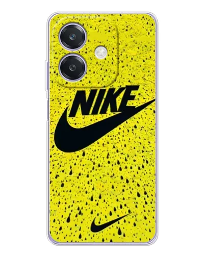 Чохол для OPPO A3 з картинкою «Жовтий текстурний Nike»