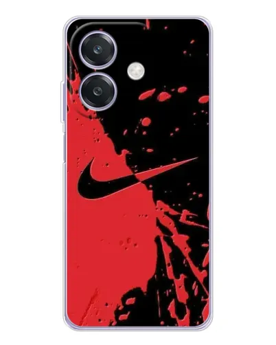 Чехол для OPPO A3 с картинкой «Красные брызги Nike» Чехол для OPPO A3 с картинкой «Красные брызги Nike»