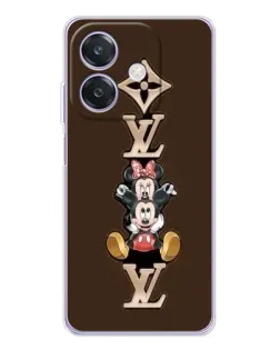 Чехол для OPPO A3 с картинкой «LV и Микки Маус» Чехол для OPPO A3 с картинкой «LV и Микки Маус»
