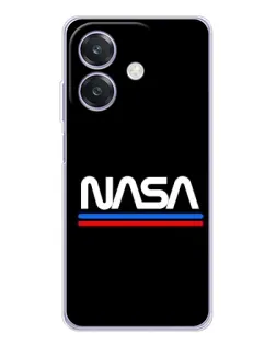 Чохол для OPPO A3 з картинкою «NASA — класика Red Blue» Чохол для OPPO A3 з картинкою «NASA — класика Red Blue»