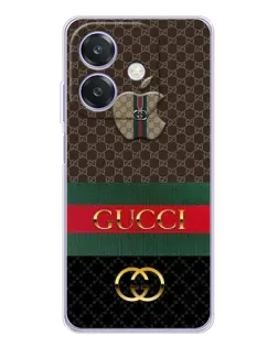 Чохол для OPPO A3 з картинкою «Gucci — брендований десерт» Чохол для OPPO A3 з картинкою «Gucci — брендований десерт»