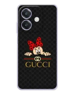 Чохол для OPPO A3 з картинкою «Мінні Маус Gucci — чорний» Чохол для OPPO A3 з картинкою «Мінні Маус Gucci — чорний»