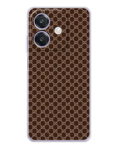 Чохол для OPPO A3 з картинкою «Gucci — шоколадна сітка» Чохол для OPPO A3 з картинкою «Gucci — шоколадна сітка»