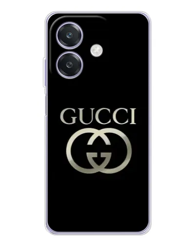 Чохол для OPPO A3 з картинкою «Gucci — золото на чорному» Чохол для OPPO A3 з картинкою «Gucci — золото на чорному»