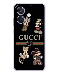 Чохол для OPPO A3 з картинкою «Gucci — герої Disney та монограма» Чохол для OPPO A3 з картинкою «Gucci — герої Disney та монограма»