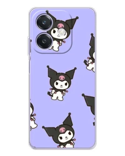 Чохол для OPPO A3 з картинкою «Паттерн з Kuromi» Чохол для OPPO A3 з картинкою «Паттерн з Kuromi»