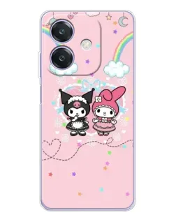 Чохол для OPPO A3 з картинкою «My Melody та Kuromi»