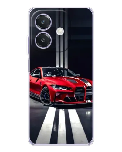Чехол для OPPO A3 с картинкой «Красная BMW на дороге» Чехол для OPPO A3 с картинкой «Красная BMW на дороге»