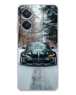 Чохол для OPPO A3 з картинкою «BMW у зимовому лісі» Чохол для OPPO A3 з картинкою «BMW у зимовому лісі»