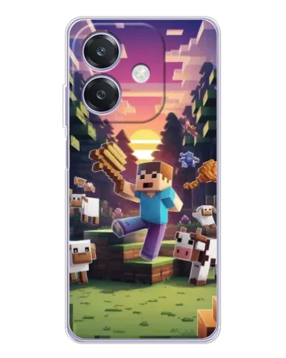 Чохол для OPPO A3 з картинкою «Стів на фермі» Чохол для OPPO A3 з картинкою «Стів на фермі»