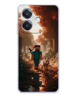 Чохол для OPPO A3 з картинкою «Стів у лісі»