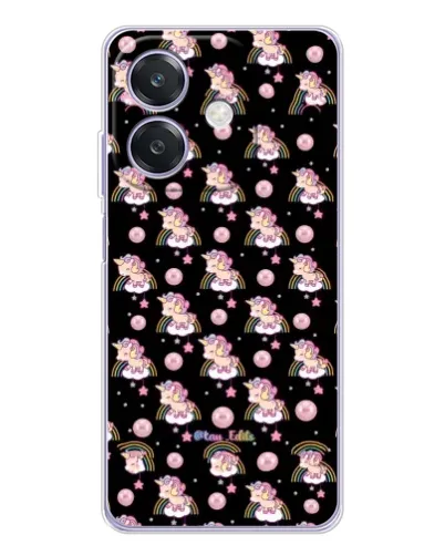 Чехол для OPPO A3 с картинкой «Magic Unicorn паттерн» Чехол для OPPO A3 с картинкой «Magic Unicorn паттерн»