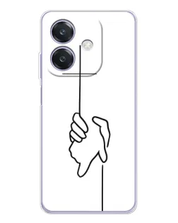 Чохол для OPPO A3 з картинкою «Рука тримає» Чохол для OPPO A3 з картинкою «Рука тримає»