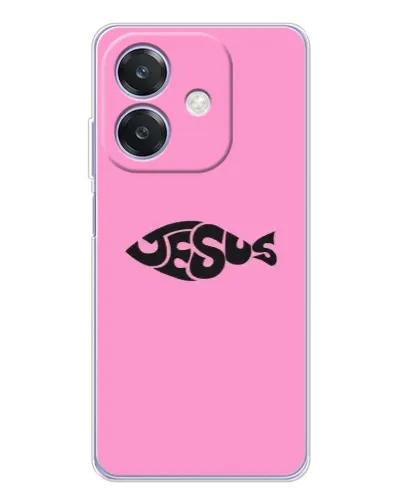 Чохол для OPPO A3 з картинкою «Рожевий символ Jesus» Чохол для OPPO A3 з картинкою «Рожевий символ Jesus»