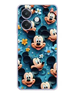 Чохол для OPPO A3 з картинкою «Паттерн Міккі та Мінні»