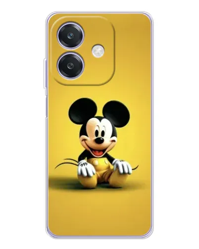 Чохол для OPPO A3 з картинкою «Міккі на жовтому»