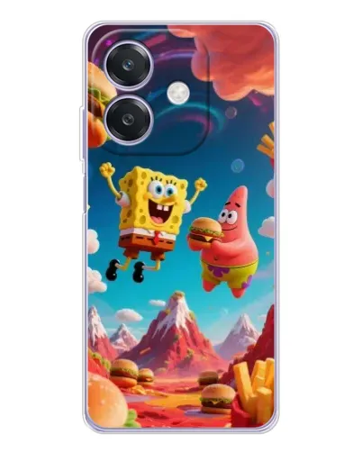 Чехол для OPPO A3 с картинкой «Космический фастфуд» Чехол для OPPO A3 с картинкой «Космический фастфуд»