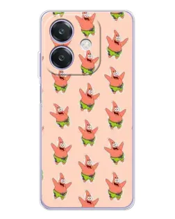 Чехол для OPPO A3 с картинкой «Патрик Стар паттерн» Чехол для OPPO A3 с картинкой «Патрик Стар паттерн»