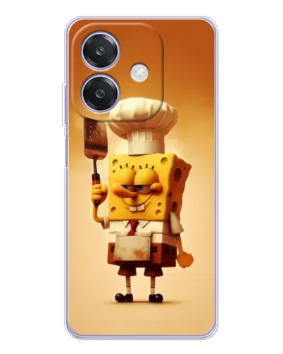 Чехол для OPPO A3 с картинкой «Губка Боб повар» Чехол для OPPO A3 с картинкой «Губка Боб повар»