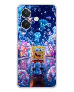 Чехол для OPPO A3 с картинкой «Неоновый океан» Чехол для OPPO A3 с картинкой «Неоновый океан»