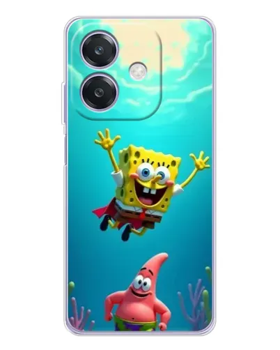 Чехол для OPPO A3 с картинкой «Спанч Боб под водой» Чехол для OPPO A3 с картинкой «Спанч Боб под водой»