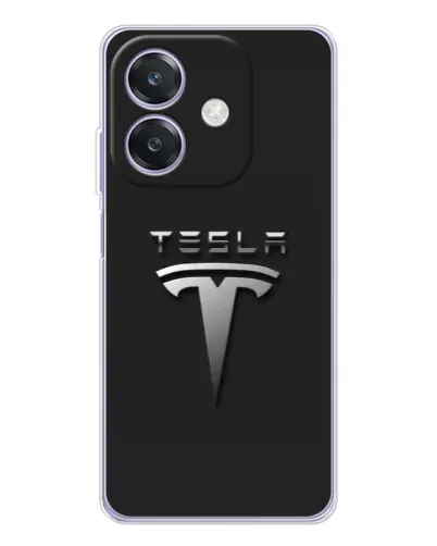 Чохол для OPPO A3 з картинкою «Сталевий логотип Tesla» Чохол для OPPO A3 з картинкою «Сталевий логотип Tesla»