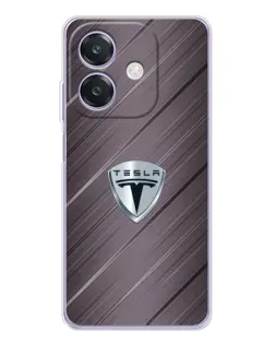 Чохол для OPPO A3 з картинкою «Металева текстура Tesla» Чохол для OPPO A3 з картинкою «Металева текстура Tesla»