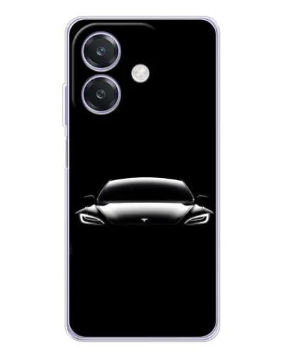 Чохол для OPPO A3 з картинкою «Фари Tesla Night» Чохол для OPPO A3 з картинкою «Фари Tesla Night»