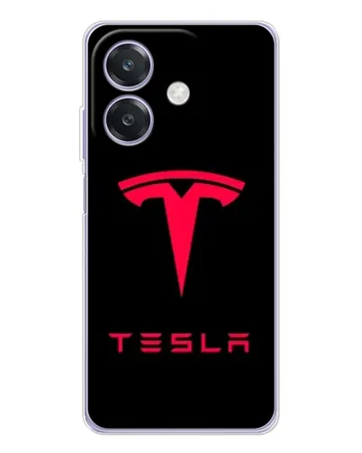 Чохол для OPPO A3 з картинкою «Tesla Red Logo» Чохол для OPPO A3 з картинкою «Tesla Red Logo»