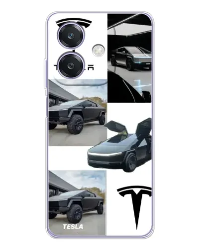Чохол для OPPO A3 з картинкою «Колаж Cybertruck Tesla» Чохол для OPPO A3 з картинкою «Колаж Cybertruck Tesla»