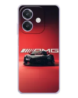 Чохол для OPPO A3 з картинкою «Mercedes AMG — червона лінія»