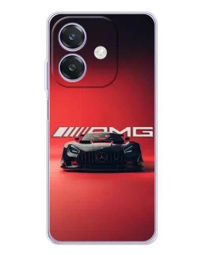Чохол для OPPO A3 з картинкою «Mercedes AMG — червона лінія»