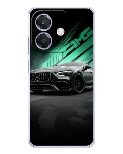 Чохол для OPPO A3 з картинкою «Темний Mercedes AMG»