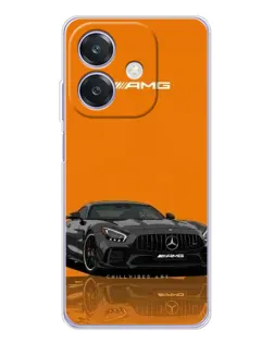 Чохол для OPPO A3 з картинкою «Помаранчевий Mercedes AMG»
