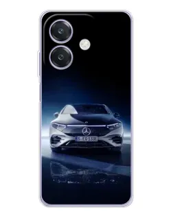 Чохол для OPPO A3 з картинкою «Нічний Mercedes EQ»