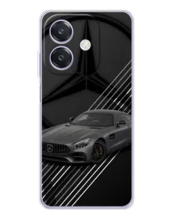 Чохол для OPPO A3 з картинкою «Mercedes AMG — графіка»