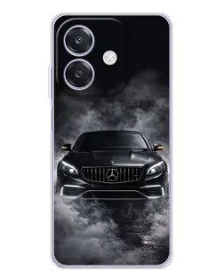 Чохол для OPPO A3 з картинкою «Mercedes у диму»