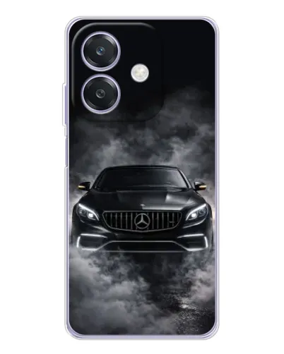 Чохол для OPPO A3 з картинкою «Mercedes у диму»