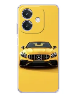 Чохол для OPPO A3 з картинкою «Жовтий Mercedes GT»