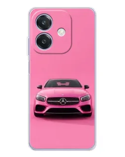 Чохол для OPPO A3 з картинкою «Рожевий Mercedes AMG»